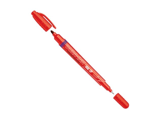 маркер промышл. перманентный двухсторонний красный markal dura ink dual tip (толщ. линии 0.7/1.0 мм. цвет красный) 96282 от BTSprom.by