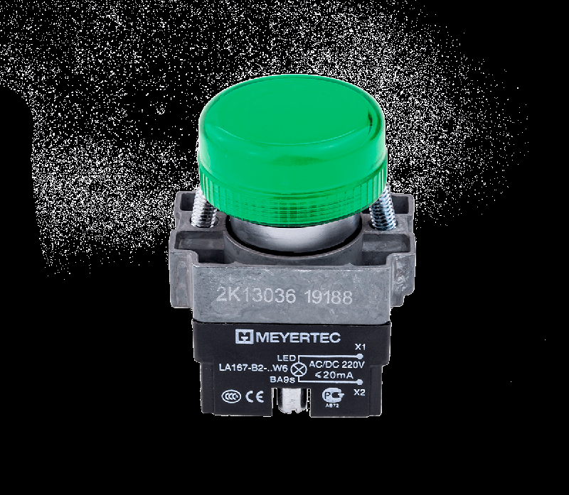 лампа сигнальная в сборе 220в ac/dc мет. mtb2-bv633 зел. овен 43355 от BTSprom.by