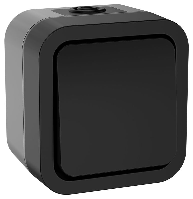 выключатель кнопочный 1-кл. оп tors ts110 10а ip55 графит iek ts-v14-0-10-55-k53 от BTSprom.by