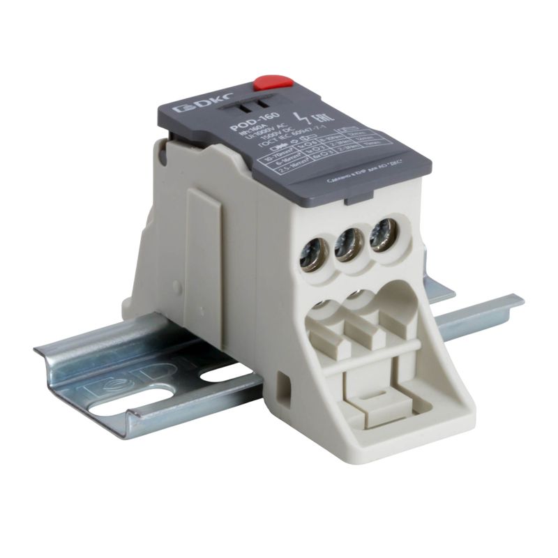 блок распределительный винтовой зажим 1х70кв.мм 7х16кв.мм dkc pod-160 от BTSprom.by