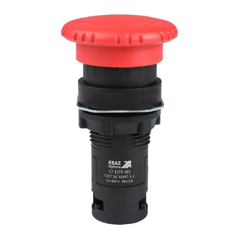 кнопка аварийного останова optisignal compact d22 с7-estr-401 красн. 1нз xb7es542p кэаз 362129 от BTSprom.by