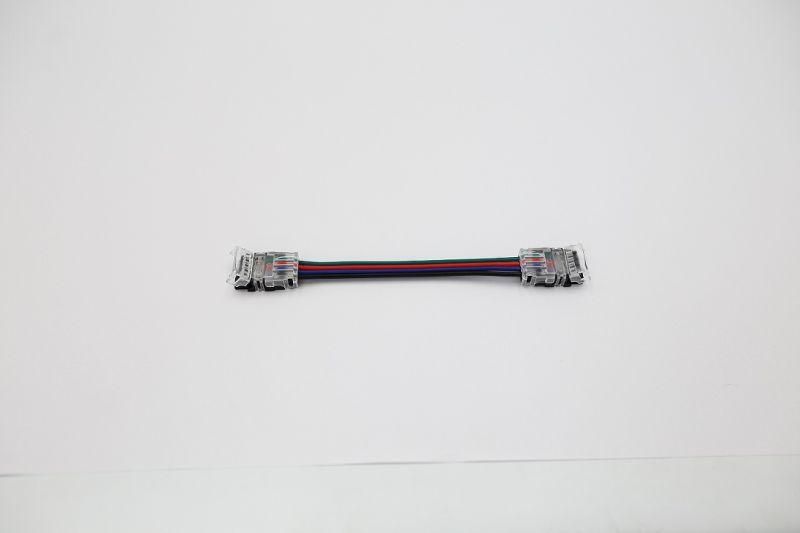 разъем двойной 4pin с проводом для led ленты rgb 10мм (соединение 2х лент) varton v4-r0-70.0024.str-0003 от BTSprom.by