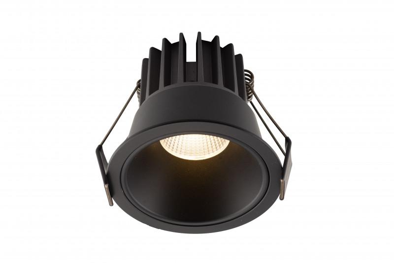 светильник встраиваемый ip20 12вт led 3000 черн. алюм. denkirs dk4500-bk от BTSprom.by
