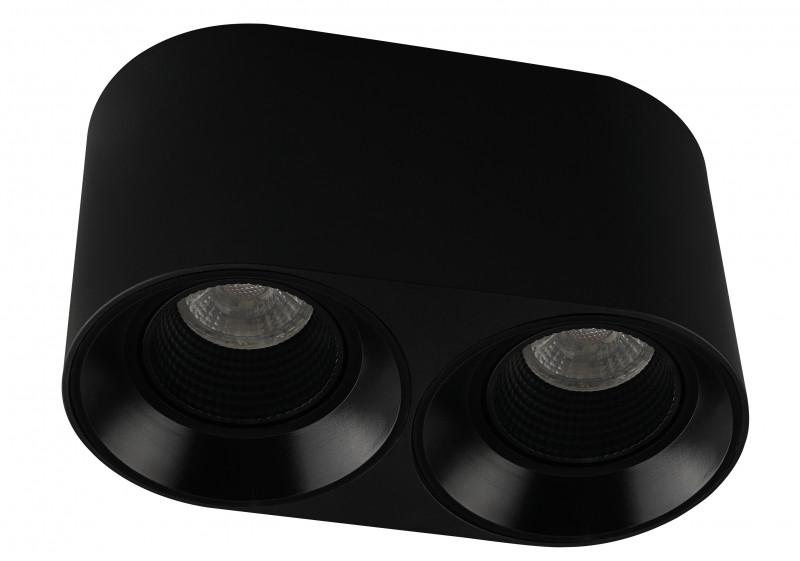 светильник 10вт gu5.3 ip20 led накладной пластик черн./черн. denkirs 654450 от BTSprom.by