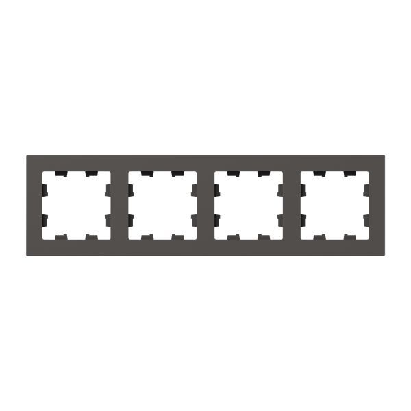 рамка 4-м эпика пластик мокко ekf up1-fpm-04 от BTSprom.by