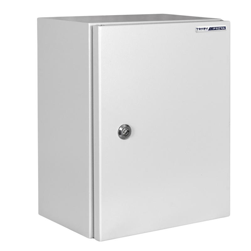 корпус щмп-1 400х310х220 ip54 с монтажн. панелью метал. prizma tokov electric tke-pz-mpb54-1 от BTSprom.by