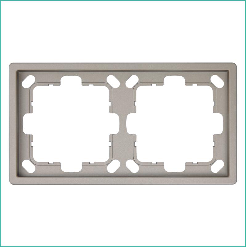 рамка 2-м сп fd бронза jasmart fd1002br от BTSprom.by
