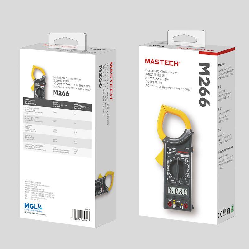  Клещи токовые M266 Mastech 13-1306 фото в каталоге от BTSprom.by