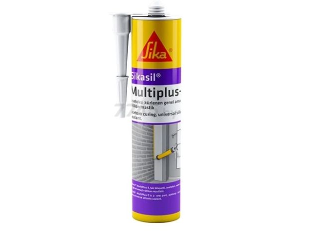 герметик силиконовый универсальный sikasil multiplus-t белый, 280 мл 4814016009065 от BTSprom.by