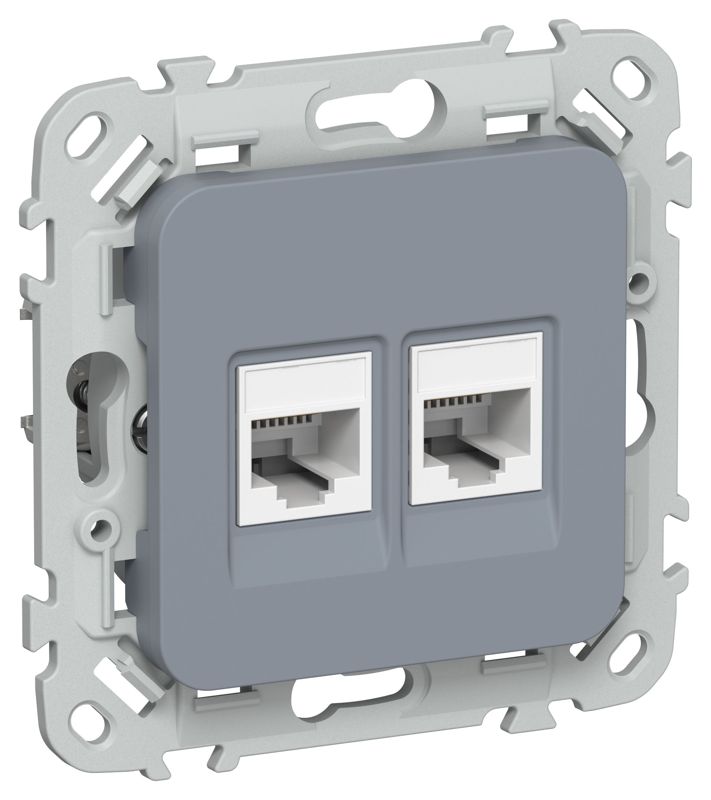 розетка компьютерная 2-м сп flite рк5е-2-0-флм rj45 кат.5e utp механизм маренго iek fi-k22-1-k35 от BTSprom.by