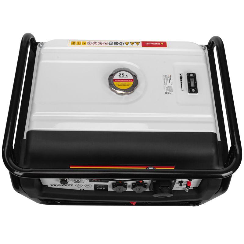  Генератор бензиновый KR5500EA 5.5кВт 230В 25л коннектор автоматики электростартер KRANZ KR-16-1135 фото в каталоге от BTSprom.by