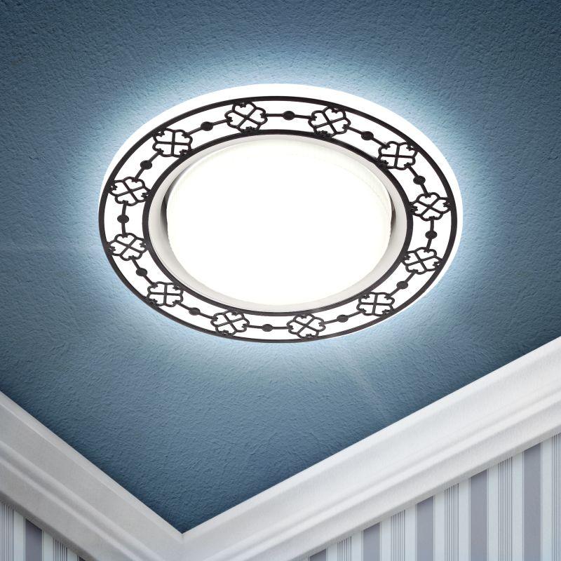 светильник светодиодный точечный dk ld28 wh/wh gx53 декор со светодиод. подсветкой бел./бел. эра б0037391 от BTSprom.by светильник светодиодный точечный dk ld28 wh/wh gx53 декор со светодиод. подсветкой бел./бел. эра б0037391 от BTSprom.by