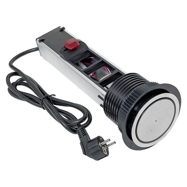  Мини-колонна встраиваемая с беспроводной зарядкой 15Вт 8 модулей C-Line EKF cl-vmkwс-8-s фото в каталоге от BTSprom.by