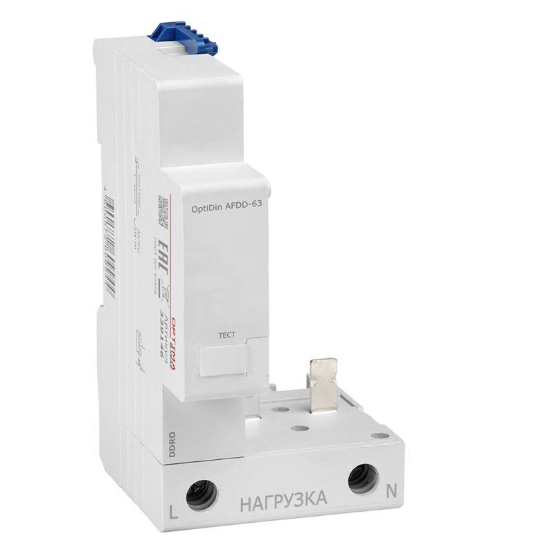 устройство защиты от дугового пробоя (уздп) optidin afdd-63-ухл3 кэаз 339146 от BTSprom.by
