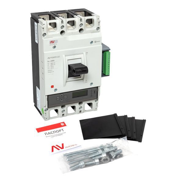  Выключатель автоматический 3п 630А 50кА AV POWER-3/3 ETU6.2 AVERES EKF mccb-33-630-6.2-av фото в каталоге от BTSprom.by