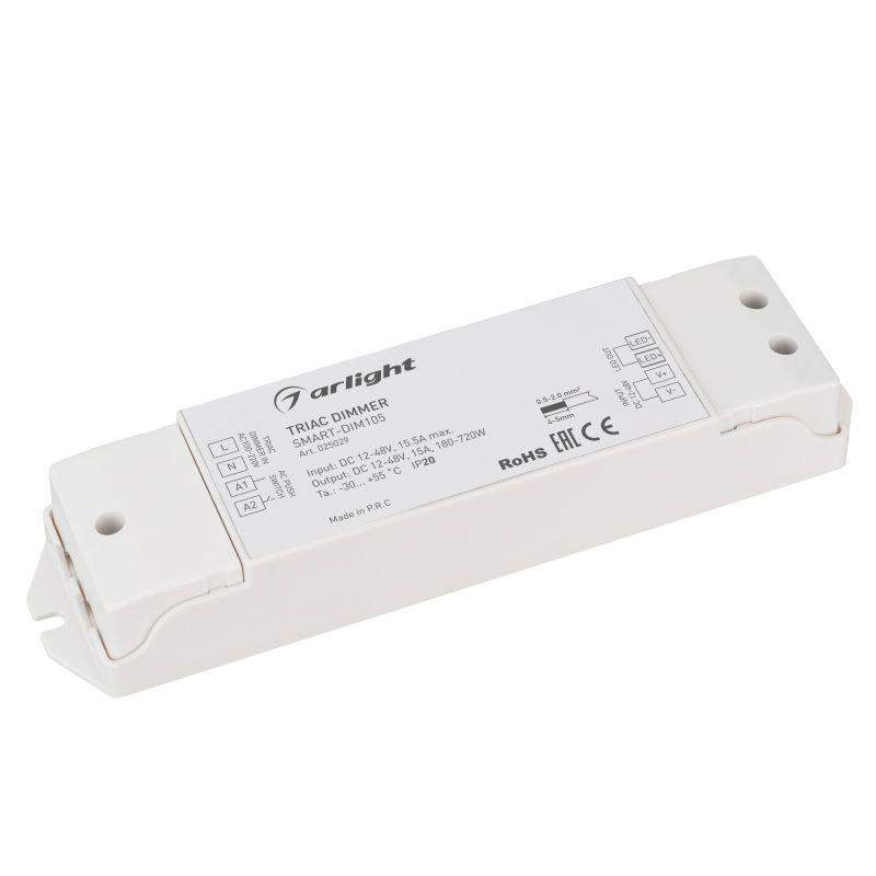  Диммер Smart-DIM105 12-48В 15А TRIAC IP20 пластик Arlight 025029 фото в каталоге от BTSprom.by