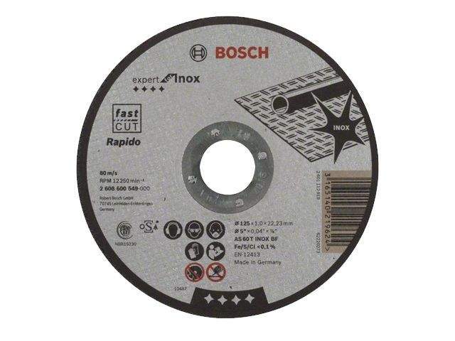 круг отрезной 125х1.0x22.2 мм для нерж. стали expert bosch от BTSprom.by