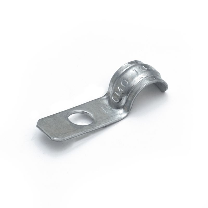 скоба крепежная однолапковая смоу d10-11мм отверст. d6.5мм метал. (уп.100 шт) промрукав pr13.02421 от BTSprom.by