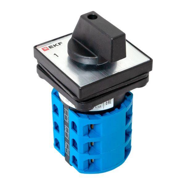  Переключатель кулачковый ПК-1-23 3п 25А "1-0-2" IP65 EKF pk-1-23-25-65 фото в каталоге от BTSprom.by