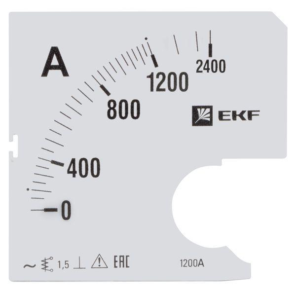 шкала сменная для a721 1200/5а-1.5 proxima ekf s-a721-1200 от BTSprom.by