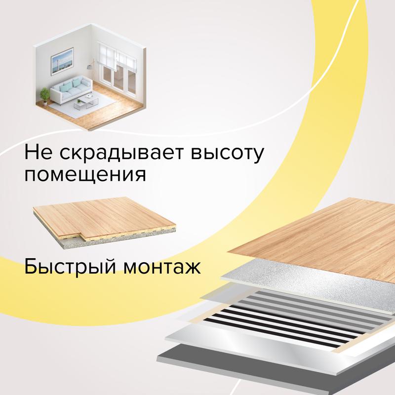  Комплект "Теплый пол" (пленка) GOLD 230Вт/кв.м 1.5кв.м CALEO КА000001027 фото в каталоге от BTSprom.by