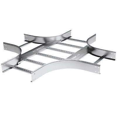 ответвитель для лестн. лотка х-образ. 50х200 r-300 цинк-ламель dkc lx8302zl от BTSprom.by