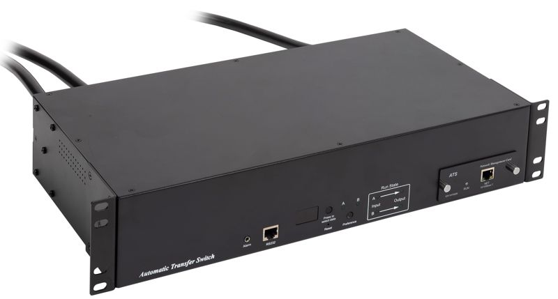 переключатель автоматический ats 19дюйм 2u 32а без разъемов itk ats-32-2u-0 от BTSprom.by