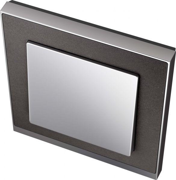  Рамка 1-м M-Pure Decor сланец/алюм. SchE MTN4010-3669 фото в каталоге от BTSprom.by