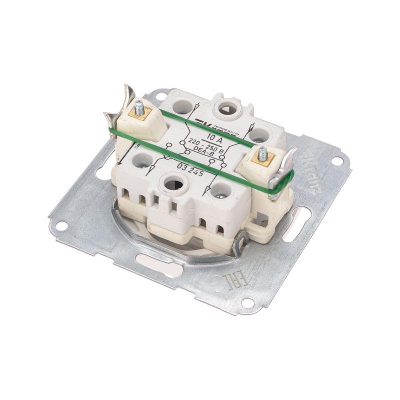  Переключатель перекрестный 1-кл. СП DEA 10А механизм бел. Kranz KR-78-0208 фото в каталоге от BTSprom.by