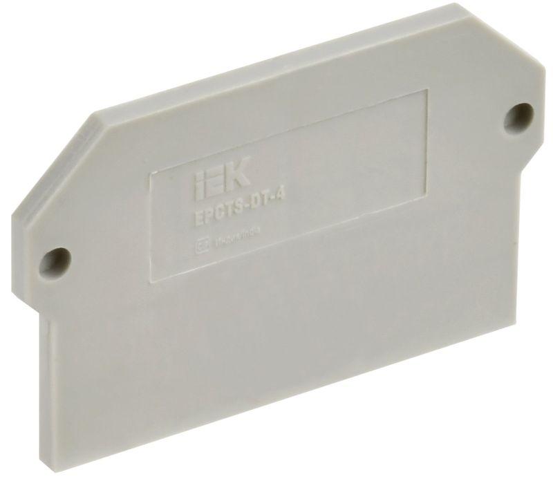 заглушка для cts-dt armafix 4кв.мм сер. iek yct15-04-k03-004-zgl от BTSprom.by