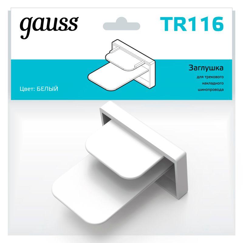 заглушка track для трекового шинопровода бел. gauss tr116 от BTSprom.by