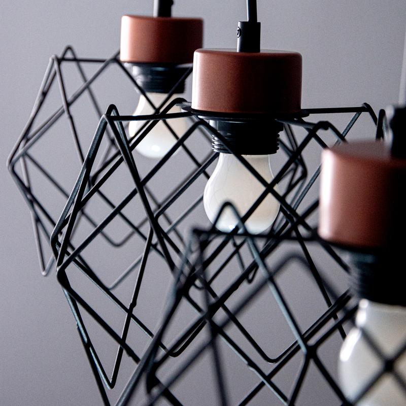  Светильник "Сигма" 231 НСБ 01-3х60-161 Е27 ИУ черн. муар медь Элетех 1005404794 фото в каталоге от BTSprom.by