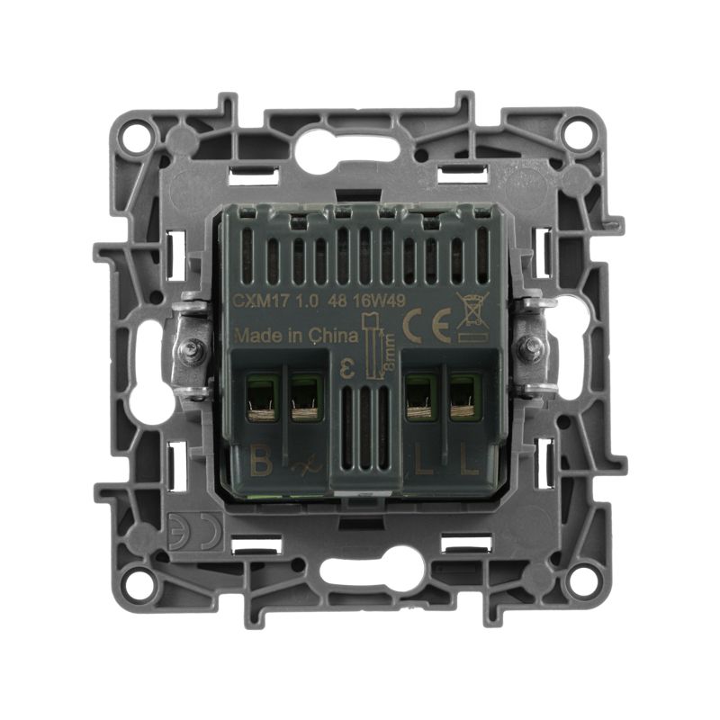  Механизм светорегулятора поворотного СП Etika 300Вт без нейтрали алюм. IEK 672419 фото в каталоге от BTSprom.by