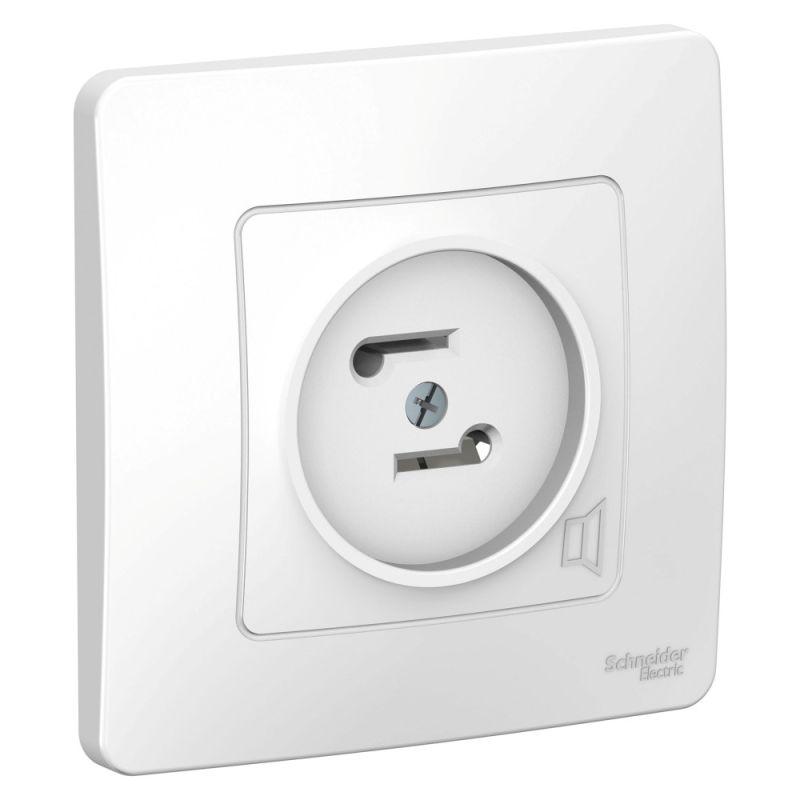 розетка fm радио 1-м сп blanca 16а 250в бел. se blnps000011 от BTSprom.by