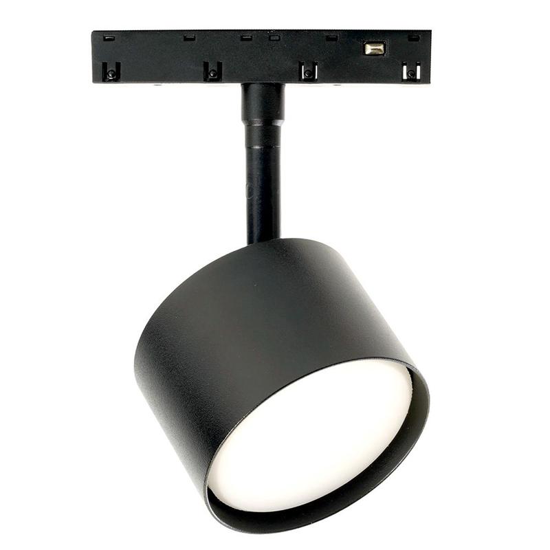 светильник трековый al119 230в магнитный под лампу gx53 черн. feron 48727 от BTSprom.by