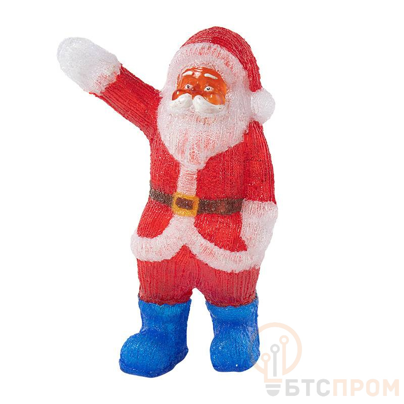  Акриловая светодиодная фигура Санта Клаус приветствует 60 см, 200 светодиодов фото в каталоге от BTSprom.by