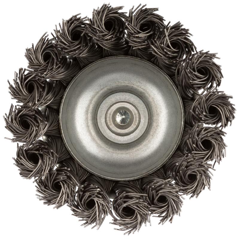  Корщетка чашечная со шпилькой стальная витая проволока 75мм КУРС 38478 фото в каталоге от BTSprom.by