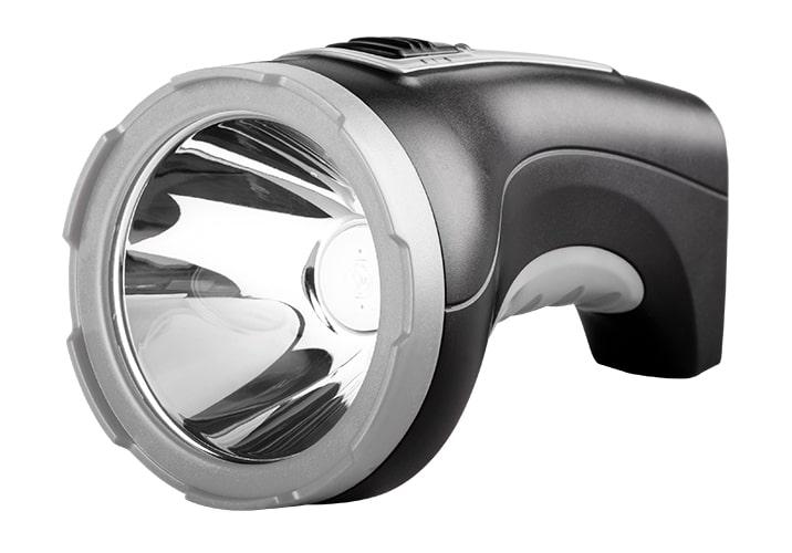 фонарь аккумуляторный ручной accuf2-l5w-bk smd 5вт 185лм ip20 2 режима: яркий/эконом аккум. 1.6а.ч выдвижная вилка индикатор зарядки ремешок черн. фаzа 2857170 от BTSprom.by