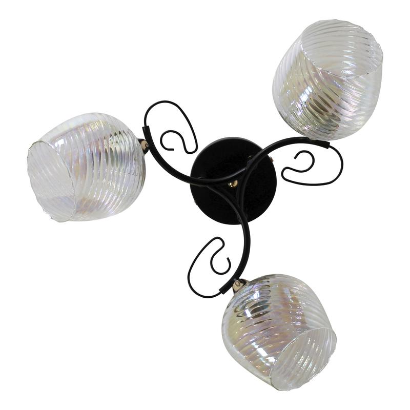  Светильник 11295-9/3 (Плафон 8310) НПБ 01-3х60-214 Е27 ИУ черн. зол. Элетех 1005404881 фото в каталоге от BTSprom.by