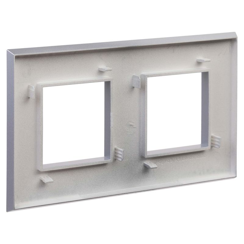  Рамка 2-м 4мод. Avanti "Закаленная сталь" DKC 4404904 фото в каталоге от BTSprom.by