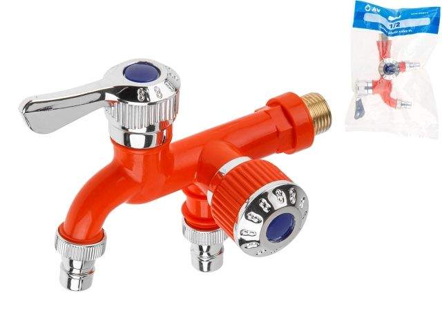 кран пластиковый садовый 1/2" нар., av engineering (для 5 к.с.) avzap-p18 от BTSprom.by