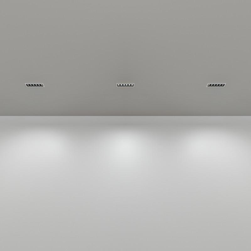  Светильник SPACE 10Вт 4000К IP20 220В L126мм 38град. встраив. со светодиодом алюм. бел./черн. DENKIRS 723070 фото в каталоге от BTSprom.by