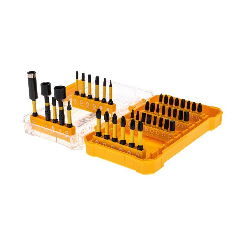  Набор торсионных бит с магнитным держателем и торцевыми головками пластик. кейс 41шт Kranz KR-92-0463 фото в каталоге от BTSprom.by