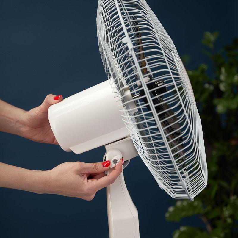  Вентилятор напольный DX-1608R 40Вт 220В с пультом и таймером бел./черн. DUX 60-0210 фото в каталоге от BTSprom.by