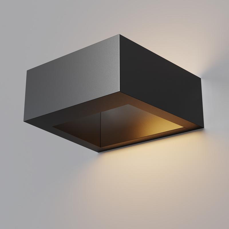  Светильник Cont 18Вт 3000К IP54 бра настен. Maytoni O464WL-L18GF3K фото в каталоге от BTSprom.by