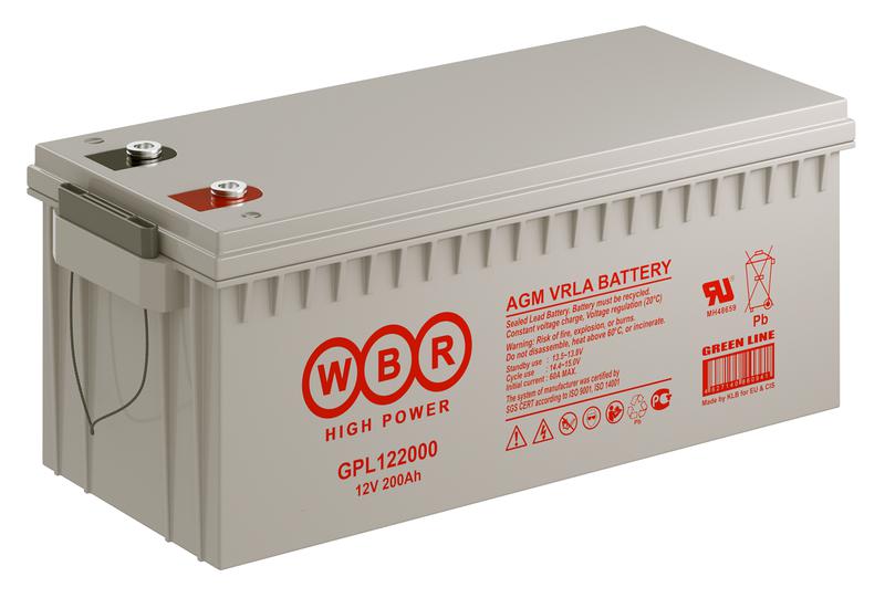  Аккумулятор 12В 200А.ч WBR GPL122000 WBR фото в каталоге от BTSprom.by