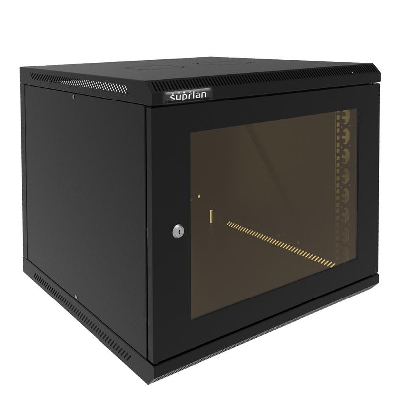 шкаф телекоммуникационный настенный твс-6u-600-450-ср-9005 suprlan 05-2063-b от BTSprom.by