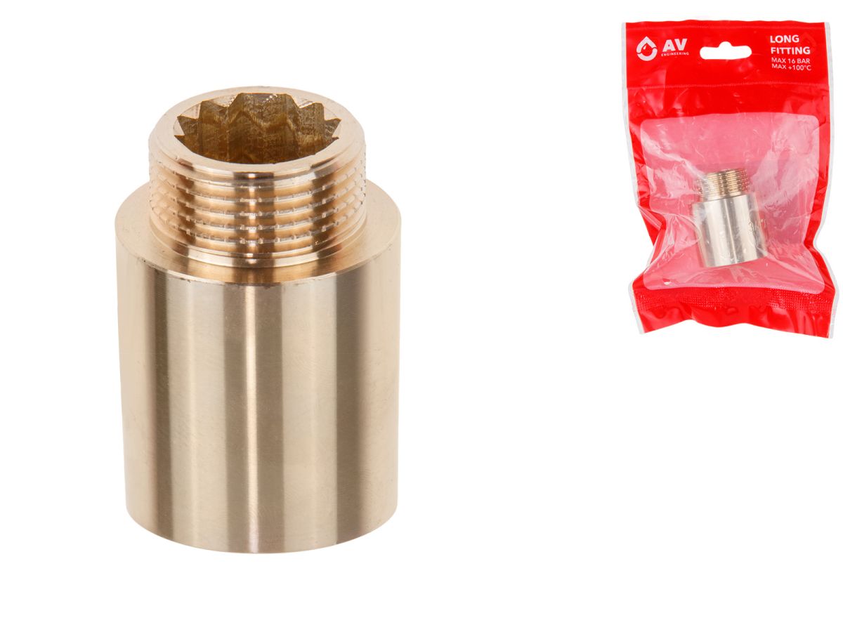 удлинитель 3/4" вн.-нар. х 30 мм, av engineering (инд. упак.) ave301044 от BTSprom.by