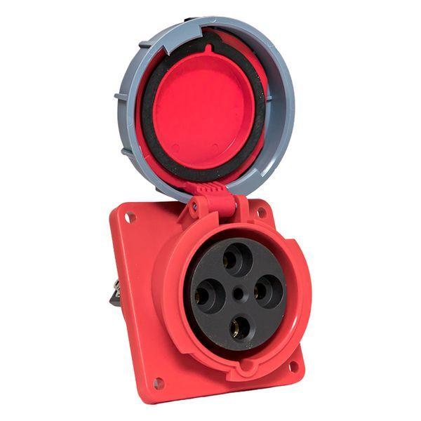  Розетка стационарная внутренняя угловая 4442 3Р+РЕ 125А 380В IP67 PROxima EKF ps-4442-125-380 фото в каталоге от BTSprom.by