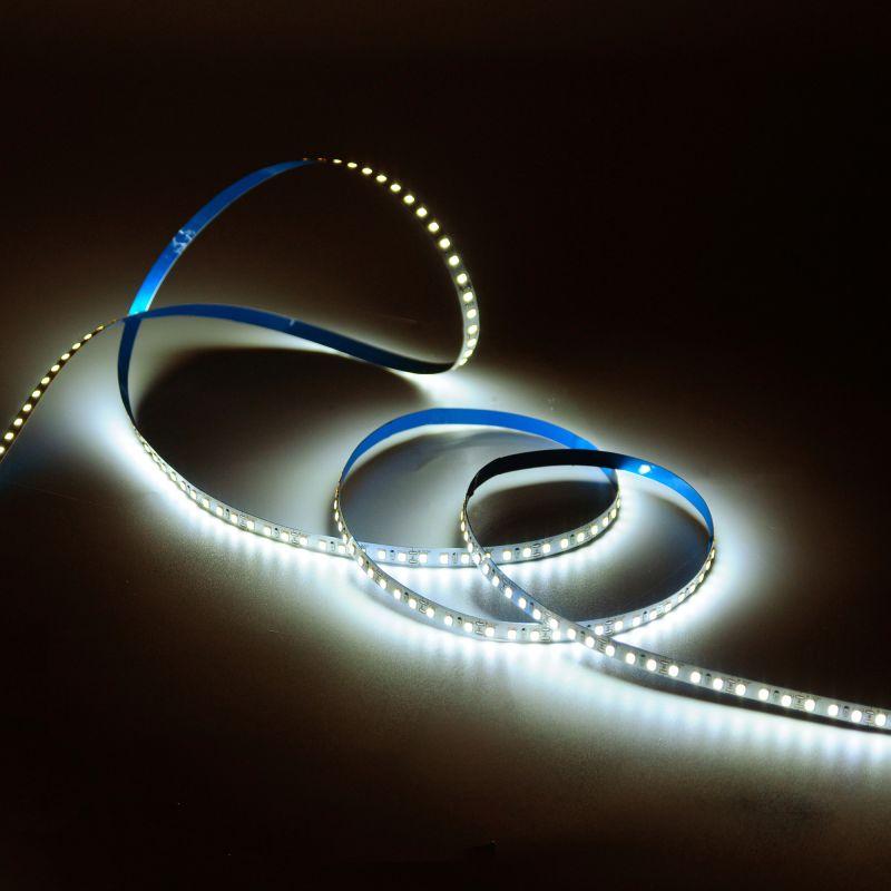  Лента светодиодная Basic 2835/120-SMD 9.6Вт/м 3000К тепл. бел. IP20 624лм/м 12В 8мм (уп.5м) GAUSS BT064 фото в каталоге от BTSprom.by